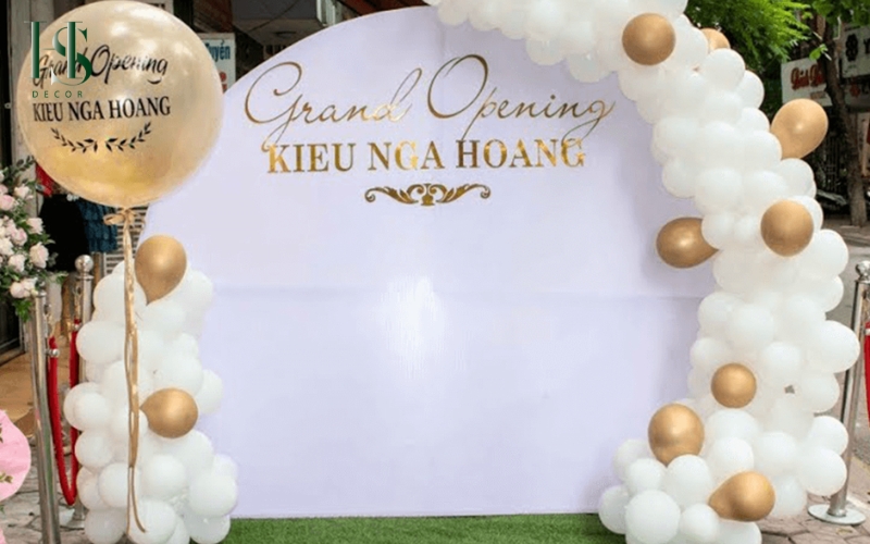 Tổng hợp các mẫu backdrop khai trương công ty đẹp