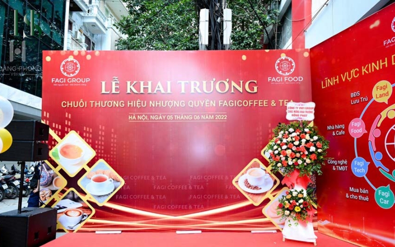 Tổng hợp các mẫu backdrop khai trương công ty đẹp