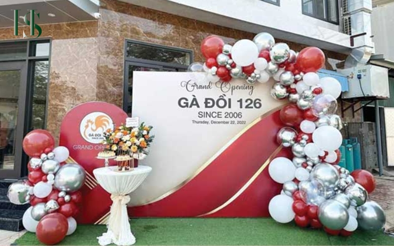 Backdrop khai trương cửa hàng độc đáo, sáng tạo nhất 2024