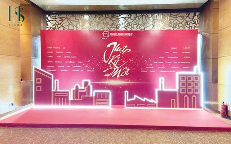 Backdrop khai trương cửa hàng độc đáo, sáng tạo nhất 2024