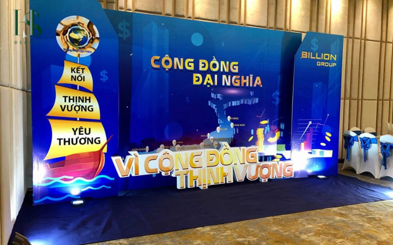 Backdrop sự kiện là gì? Những mẫu backdrop sự kiện đẹp