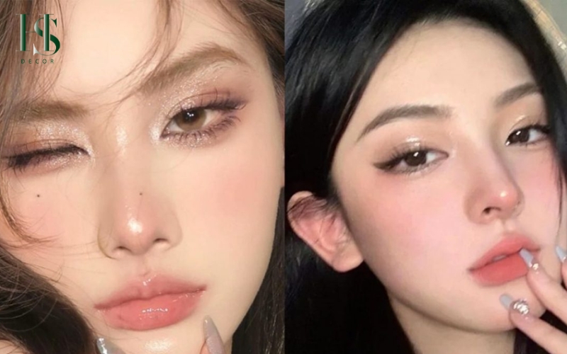 makeup tone hồng đào